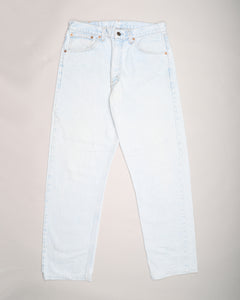 Pale Blue Levi's 521's Straight Cut Jeans