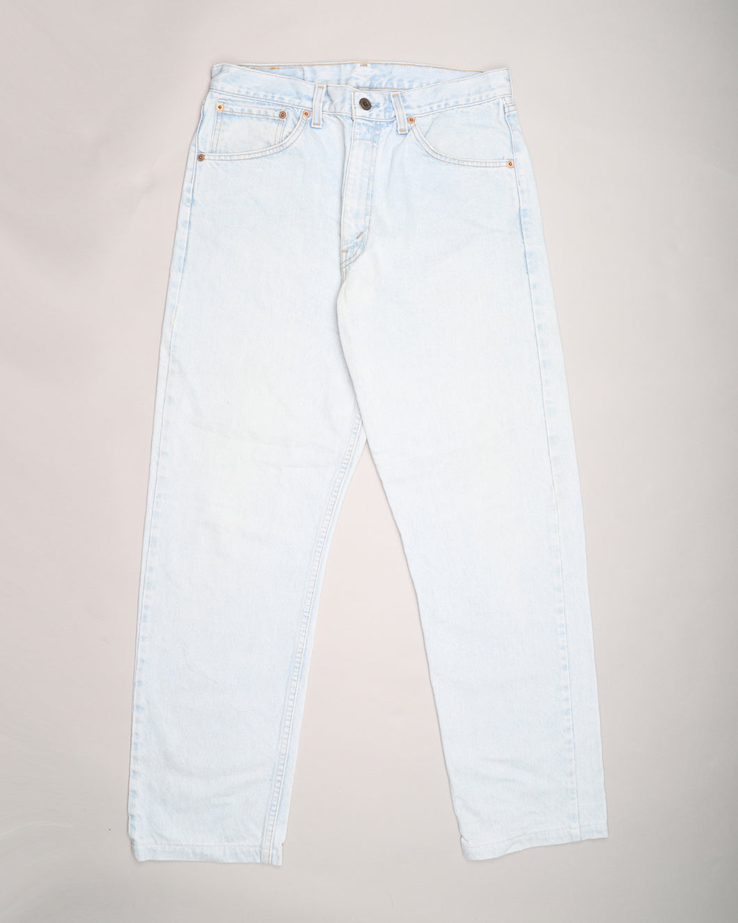 Pale Blue Levi's 521's Straight Cut Jeans