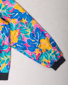 Multicolour floral print '80s Lightweight Bomber Jacket