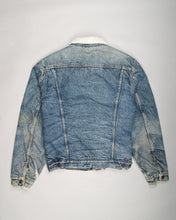 Load image into Gallery viewer, Levi&#39;s blue acid wash &#39;80s distressed denim jacket
