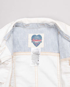 Genuine Carhartt y2k White Denim Detroit Jacket