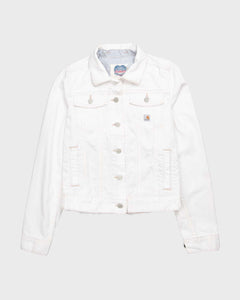 Genuine Carhartt y2k White Denim Detroit Jacket