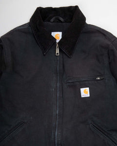 Authentic Carhartt Black Heavyweight Long Sleeve Zip Jacket