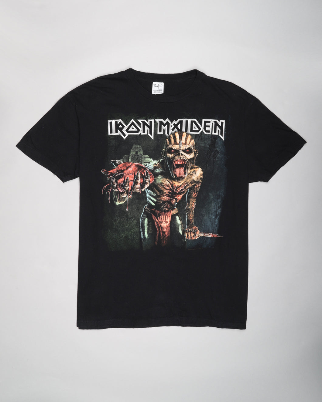 Black Iron Maiden short sleeved casual fit t-shirt