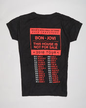 Load image into Gallery viewer, Black short sleeved Bon Jovi 2018 Tour T-shirt
