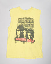 Load image into Gallery viewer, Green Day band sleeveless pale yellow vest
