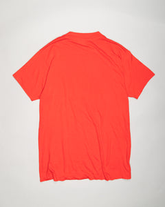 MHS short sleeved regular fit red t-shirt