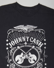 Load image into Gallery viewer, Black Johnny Cash regular fit short sleeve t-shirt

