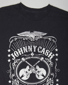 Black Johnny Cash regular fit short sleeve t-shirt