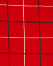 Load image into Gallery viewer, Authentic Conte of Florence red checked scarf
