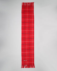 Authentic Conte of Florence red checked scarf