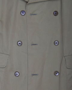 Olive belted '70s trench coat