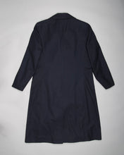 Load image into Gallery viewer, Tessuto bossi dark navy casual fit trench coat
