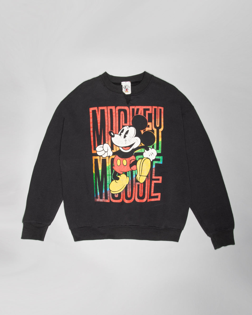 Disney mickey mouse round necked casual fit black jumper