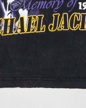 Load image into Gallery viewer, Michael jackson black short sleeved regular fit t-shirt
