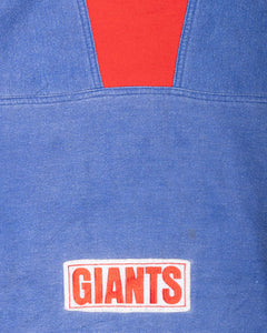 NFL New York Giants blue red oversized hoodie