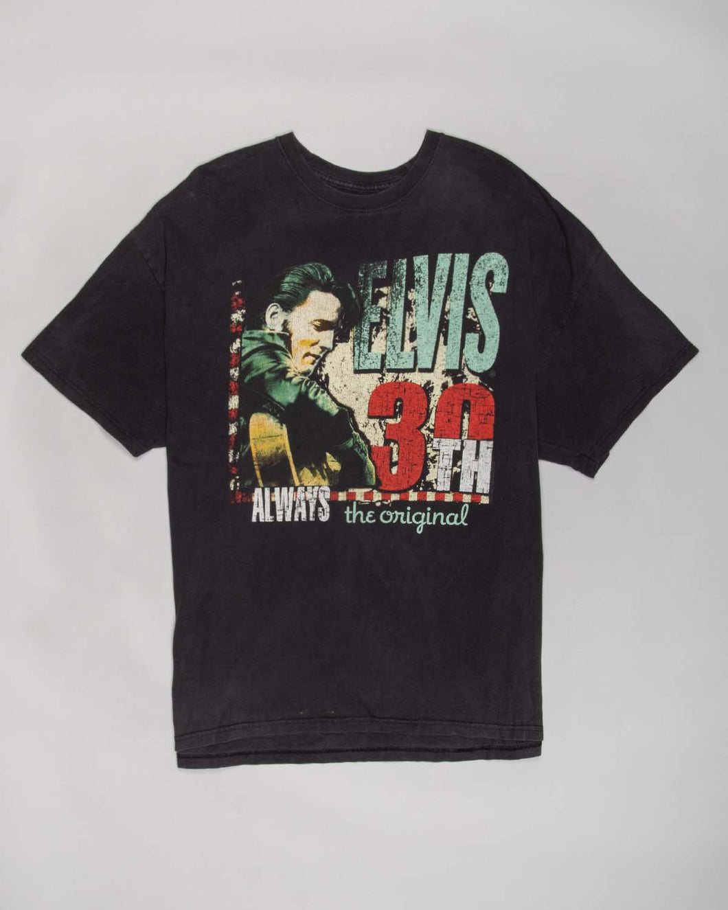 Black Elvis short sleeved t-shirt