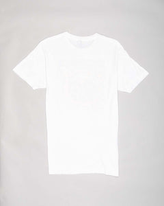 Sublime white short sleeved round necked regular fit t-shirt
