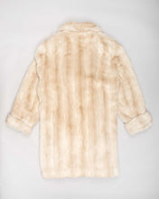 Load image into Gallery viewer, Couture helene cream faux fur oversized fit coat
