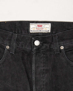 Levi's 440 black regular fit denim jeans