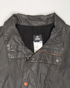 Genuine Versace Oversized Leather Jacket bootleg?