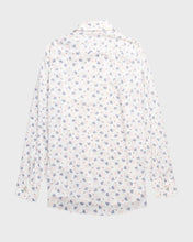 Load image into Gallery viewer, White  &#39;80s abstract patterned long sleeved shirt
