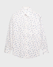 Load image into Gallery viewer, White  &#39;80s abstract patterned long sleeved shirt
