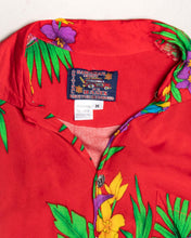 Load image into Gallery viewer, &#39;60s Red Hawaiian Short Sleeve Relaxed Fit Shirt

