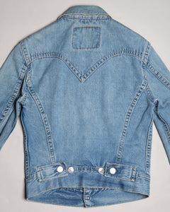 Levis blue denim regular fit long sleeved jacket
