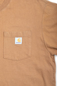 Carhartt brown original fit brown short sleeved t-shirt