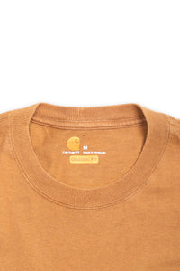 Carhartt brown original fit brown short sleeved t-shirt