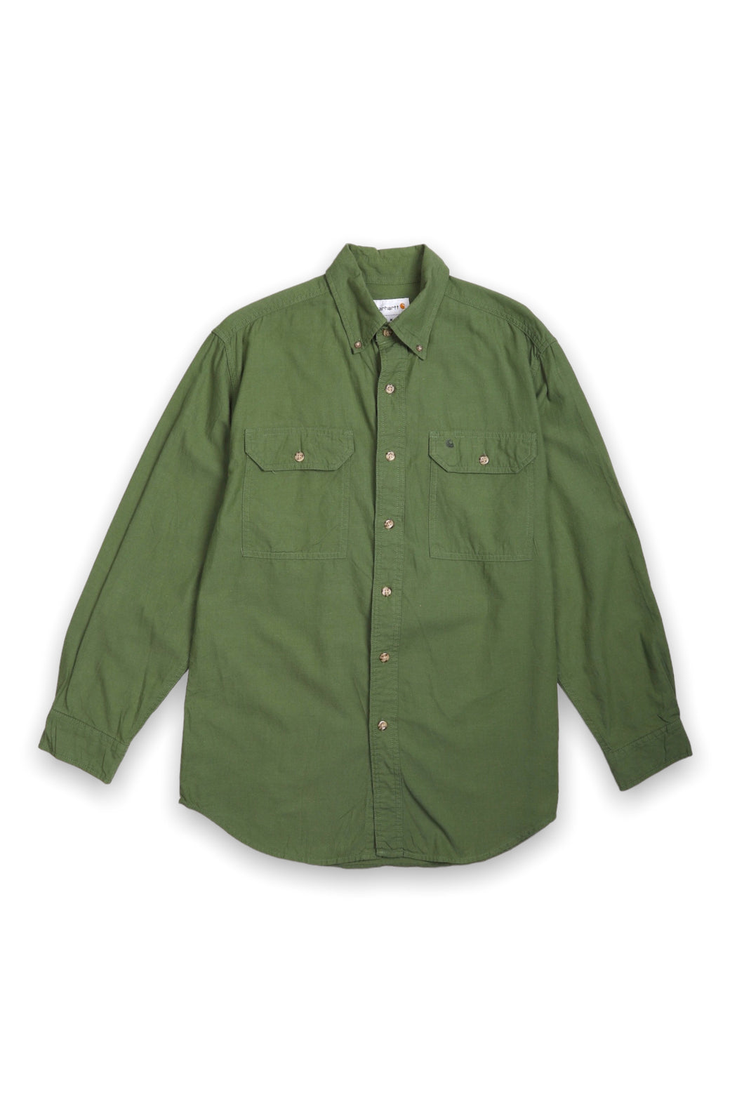 Carhartt green long sleeved regular fit '90s shirt