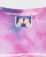 Load image into Gallery viewer, Pink Purple Tie-dye Graphic Print Round Neck Oversized Sweatshirt
