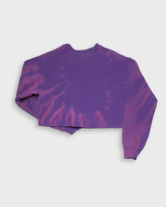 Tie-dye purple sweatshirt
