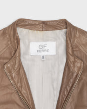 Load image into Gallery viewer, Gianfranco Ferre medium brown leather jacket
