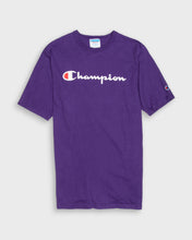 Load image into Gallery viewer, Purple &#39;90s Champion short sleeve round neck T-shirt
