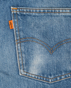 Classic blue '90s Levi's Orange Tab 615 straight leg jeans