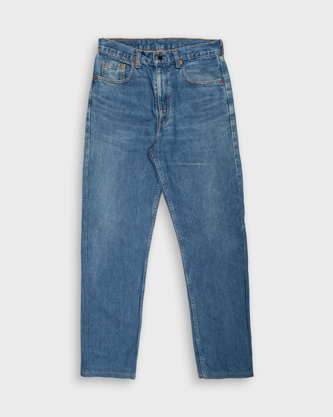 Classic blue '90s Levi's Orange Tab 615 straight leg jeans