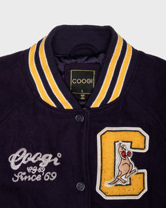 Authentic Coogi purple 90's varsity jacket