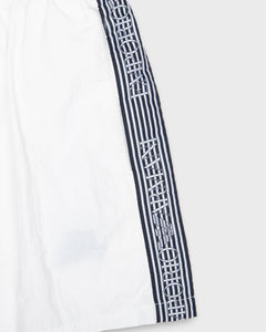 Emporio Armani striped branded white shorts