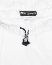 Load image into Gallery viewer, Emporio Armani striped branded white shorts
