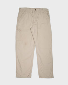 Beige Carhartt cargo trousers