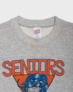 Grey High School Football '90s Panthers Sweatshirt