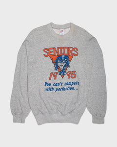 Grey High School Football '90s Panthers Sweatshirt