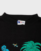 Load image into Gallery viewer, Safari print zoo black sweatshirt
