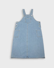 Load image into Gallery viewer, Dungaree style denim dress
