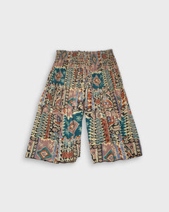 '70s Aztec style printed shorts