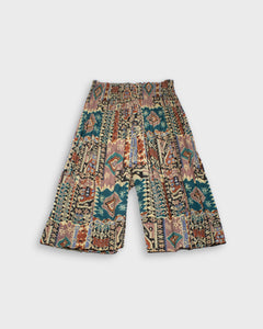 '70s Aztec style printed shorts