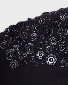 Jean Paul Gaultier Black Metal Attachment Mini dress