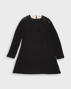 Jean Paul Gaultier Black Metal Attachment Mini dress